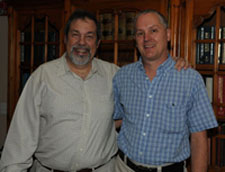 Mike Fuljenz with NGC President Rick Montgomery